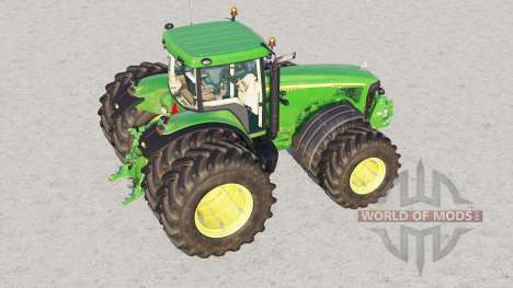John Deere 8020 series〡various wheel sets for Farming Simulator 2017