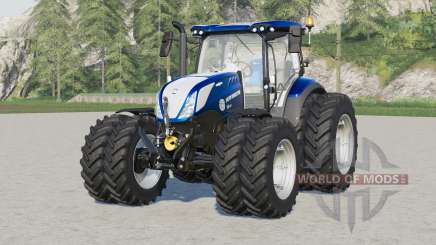 New Holland T6 series〡Michelin narrow twin wheels for Farming Simulator 2017