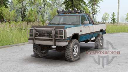 Dodge Power Ram 250 Club Cab 1990 v1.2 for Spin Tires