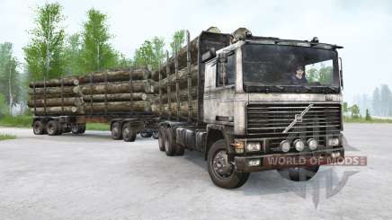 Volvo F12 Timber Truck for MudRunner