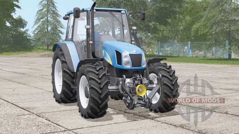 New Holland T5000 series〡includes front weight for Farming Simulator 2017