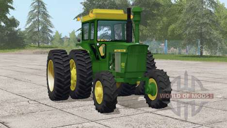 John Deere 4020 series〡selectable wheels for Farming Simulator 2017