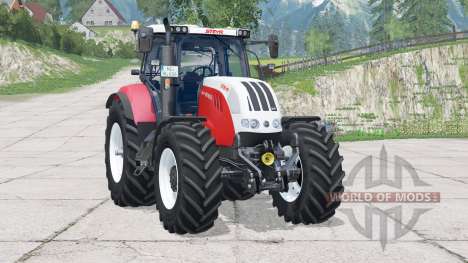 Steyr 6160 CVT〡folding front linkage for Farming Simulator 2015