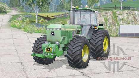 John Deere 4755〡dust from the wheels for Farming Simulator 2015