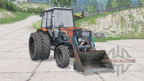 MTZ-82.1 Belarus〡with front loadeᶉ for Farming Simulator 2015