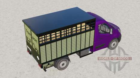 Renault Master Livestock Truck for Farming Simulator 2017