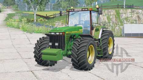 John Deere 8400〡folding steering column for Farming Simulator 2015