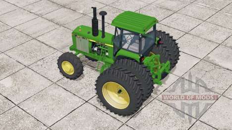 John Deere 4040 series〡selectable wheels for Farming Simulator 2017