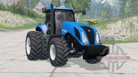 New Holland T8.270〡dual rear wheels for Farming Simulator 2015