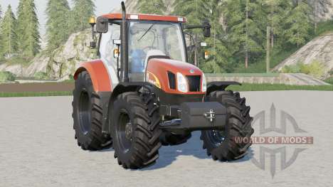 New Holland T6000 series〡includes front weight for Farming Simulator 2017