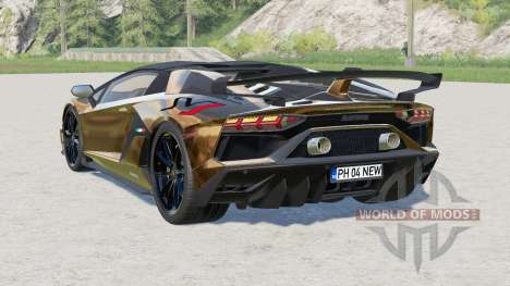 Lamborghini Aventador SVJ Roadster 2019 for Farming Simulator 2017