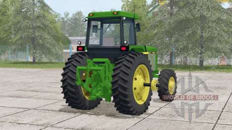 John Deere 4040 series〡selectable wheels for Farming Simulator 2017
