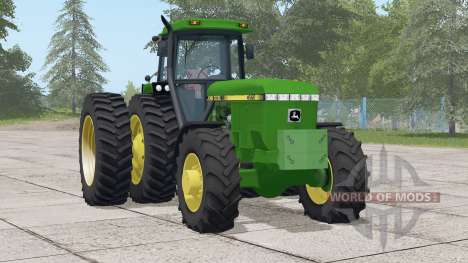 John Deere 4060 series〡selectable wheels for Farming Simulator 2017