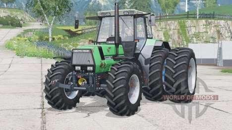 Deutz-Fahr AgroStar 6.61〡back dual wheels for Farming Simulator 2015