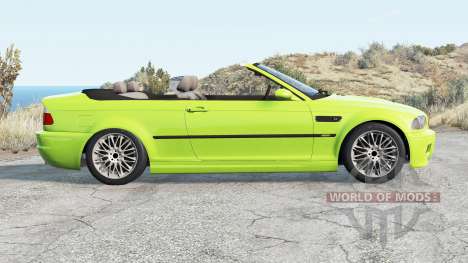 BMW M3 Convertible (E46) 2001 for BeamNG Drive