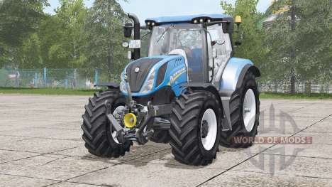 New Holland T6 series〡selectable wheels brand for Farming Simulator 2017