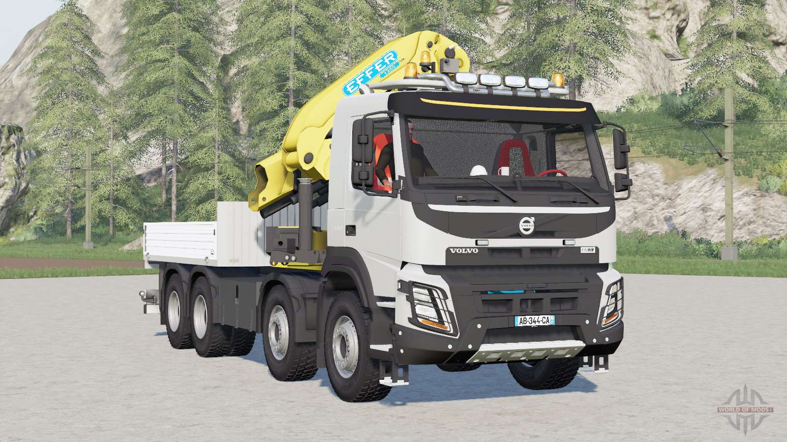 Volvo FMX 500 8x4 Day Cab Meiller-Kipper for Farming Simulator 2017