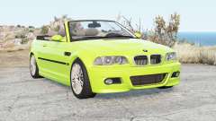 BMW M3 Convertible (E46) 2001 for BeamNG Drive