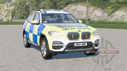 BMW X3 xDrive30d xLine (G01) 2017〡UK Police for Farming Simulator 2017