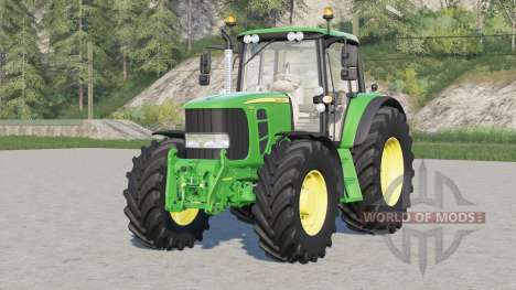 John Deere 6030 Premium〡selectable wheels brand for Farming Simulator 2017