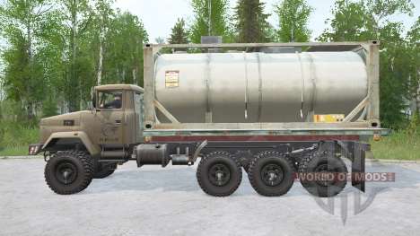 KrAZ-7140N6〡9 of its modules for Spintires MudRunner