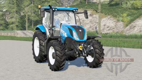 New Holland T6 series〡with iron wheels for Farming Simulator 2017