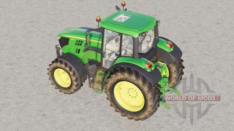 John Deere 6M series〡selectable wheels brand for Farming Simulator 2017