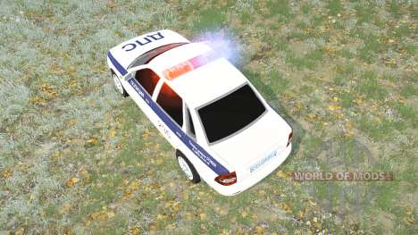 Lada Priora Police for Spintires MudRunner