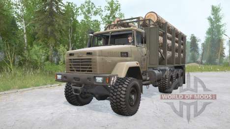 KrAZ-7140N6〡9 of its modules for Spintires MudRunner