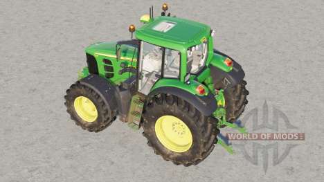 John Deere 7030 Premium〡chrome exhaust trim for Farming Simulator 2017