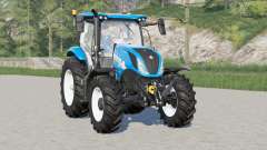 New Holland T6 series〡with iron wheels for Farming Simulator 2017