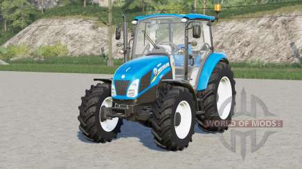 New Holland T4.75〡there are narrow wheels for Farming Simulator 2017