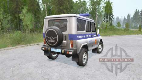 UAZ Hunter Police for Spintires MudRunner