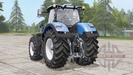 New Holland T7〡engine config shows right decal for Farming Simulator 2017