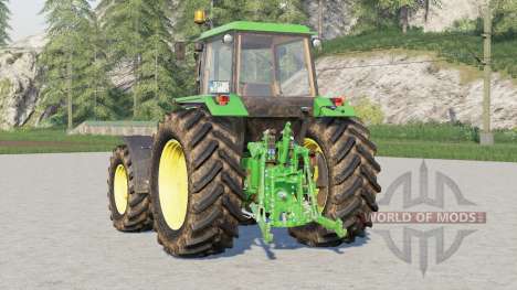 John Deere 4050 series〡a mobile gear lever for Farming Simulator 2017