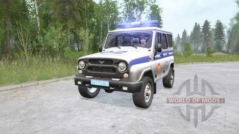 UAZ Hunter Police for Spintires MudRunner