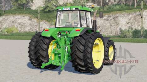 John Deere 7000 series〡different types of tires for Farming Simulator 2017