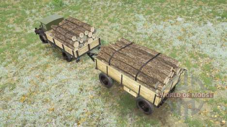 Opel Blitz〡with wooden cab for Spintires MudRunner
