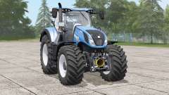 New Holland T7 series〡engine config shows right decal for Farming Simulator 2017
