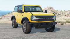 Ford Bronco 2-door First Edition 2021 for BeamNG Drive