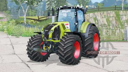 Claas Axion 850〡there are double wheels for Farming Simulator 2015