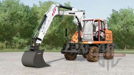 Terex TW140〡rail-road excavator for Farming Simulator 2017