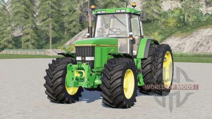 John Deere 7000 series〡different types of tires for Farming Simulator 2017