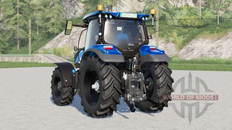 New Holland T6 series〡added license plate for Farming Simulator 2017