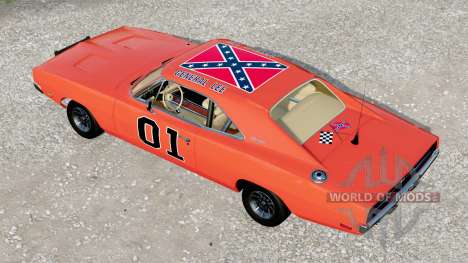 Dodge Charger RT General Lee 1969〡movable parts for Farming Simulator 2017