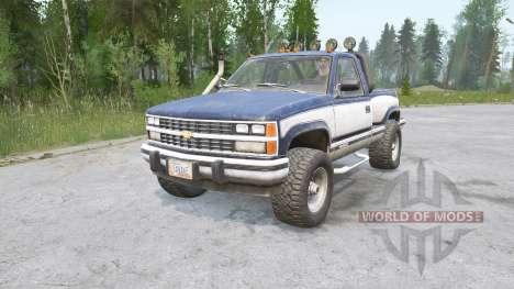 Chevrolet K1500 Regular Cab〡with visual extras for Spintires MudRunner