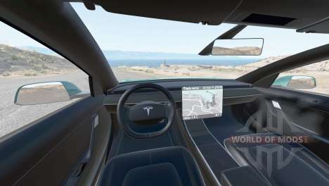 Tesla Model 3 2019 for BeamNG Drive