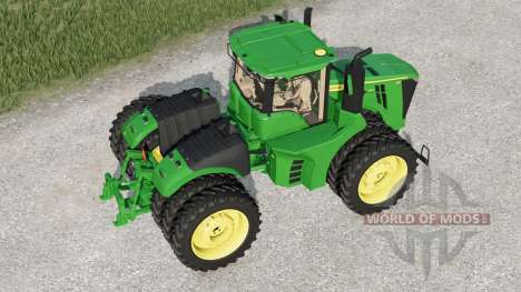 John Deere 9R series〡various tire options for Farming Simulator 2017