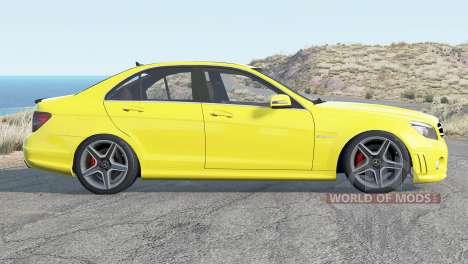 Mercedes-Benz C 63 AMG (W204) 2008 for BeamNG Drive