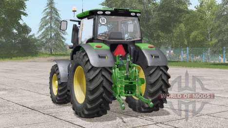 John Deere 6R series〡movable front fenders for Farming Simulator 2017